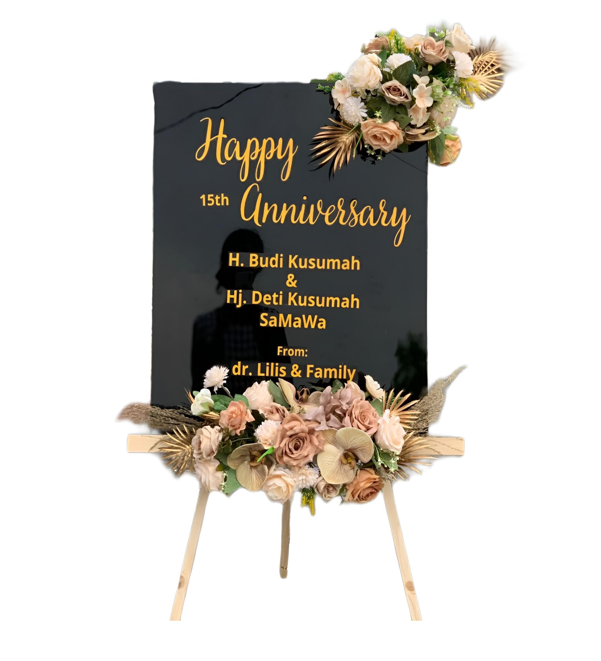 Papan Bunga Akrilik Mondokan